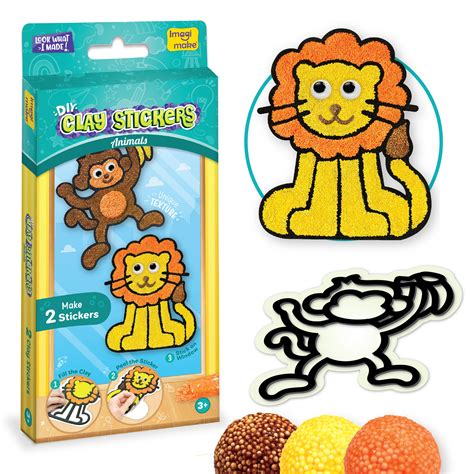 DIY Clay Stickers Animals – Imagimake