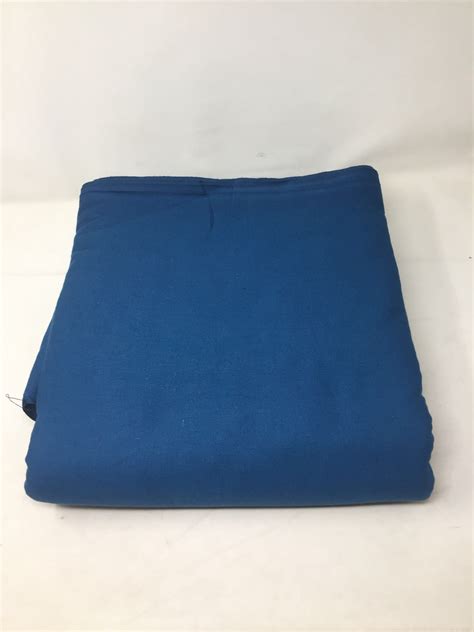 Buy Cotton Fabric Online | Blue Plain Cotton | Inhika.com