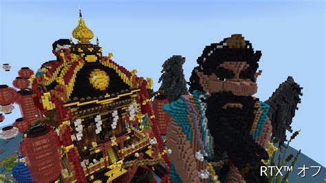 Slideshow: 『Minecraft with RTX』妖怪祭りのスクリーンショット（RTXオンとオフを比較）