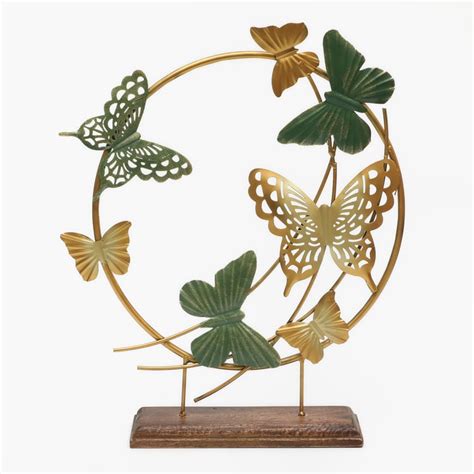 Buy VEDAS Mystical India Metal Butterflies Table Accent from Vedas at ...