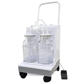 Medinain 7A-25D Electric Suction Apparatus Unit with Glass jars and ...