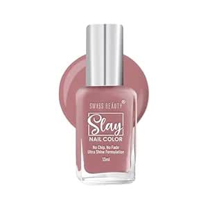 Buy Swiss Beauty Slay Nail Color | Glossy Finish, Long Lasting Nail ...