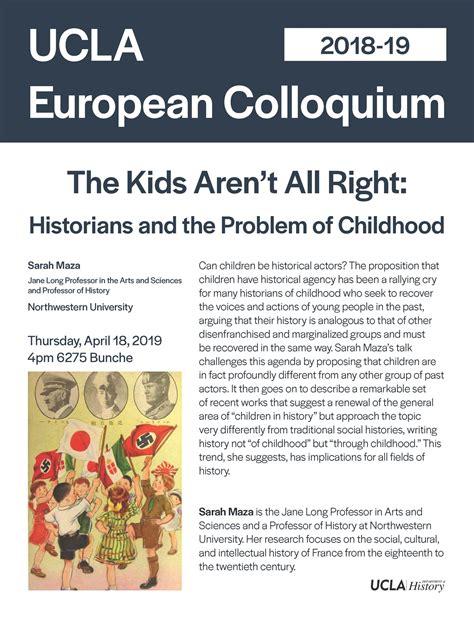 The Kids Aren’t All Right: Historians and the Problem of Childhood ...