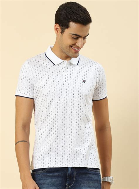 Buy Men White Printed T-Shirt Online in India - Monte Carlo