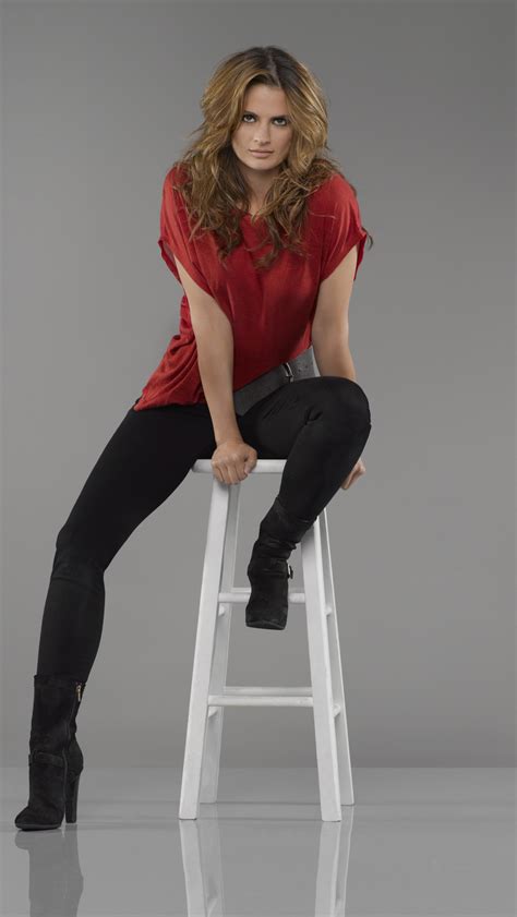 1082x1920 Stana Katic Castle Season 5 Photoshoot 1082x1920 Resolution ...