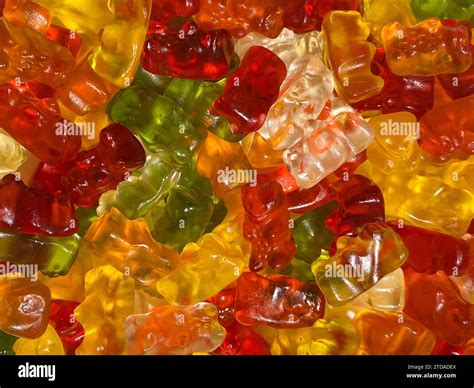 Delicious Colorful Gummy Bears Candy Stock Photo - Alamy