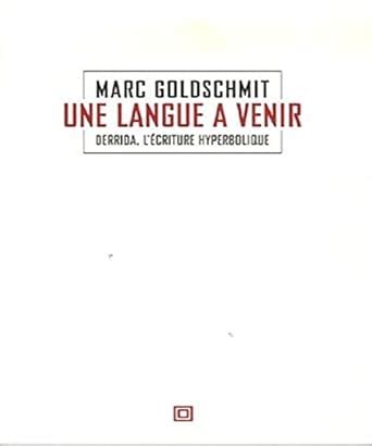 Amazon.in: Buy Langue a venir (une) - derrida, l'écriture hyperbolique ...