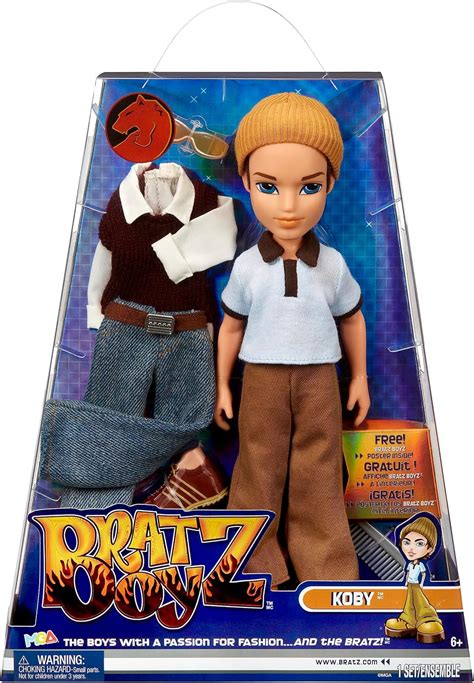 Amazon.com: Bratz Original Fashion Doll Koby Boyz Series 3 with 2 ...