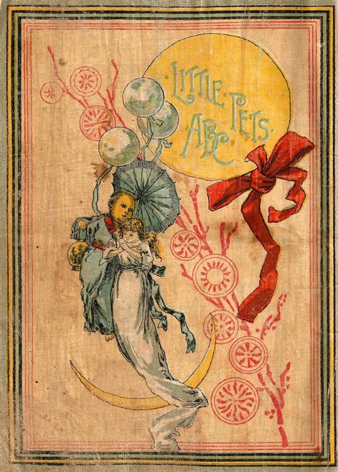 Antique Images: Antique Children's ABC Book Printable Front Back Cover