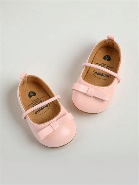 Infant Infant Girls Mary Jane Shoes Non-Slip Rubber Sole Ballet ...