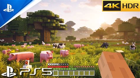 MINECRAFT (PS5) Realistic ULTRA Graphics Gameplay [4K 60FPS] - YouTube
