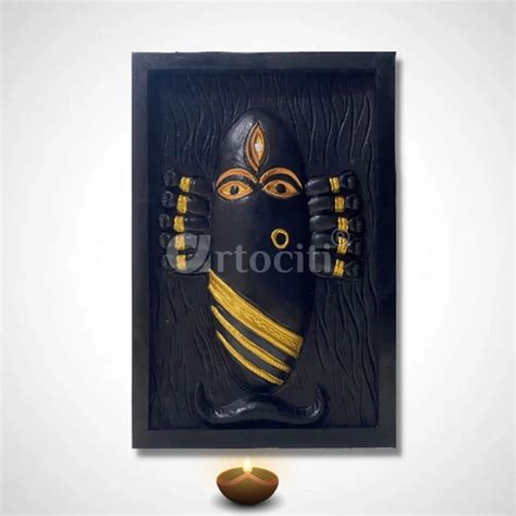 Buy Devi Linga Bhairavi 3D relief mural wall art - Artociti