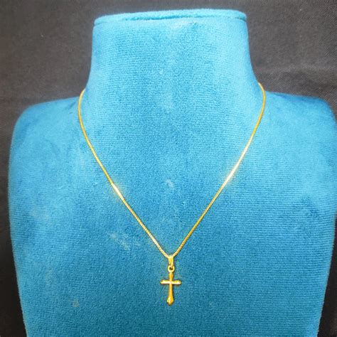 Gold Plated Classic Sacred Pendant with Neck Chain - 24 Carat Gold ...