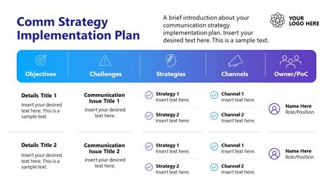 Communication Strategy Template 的图像结果