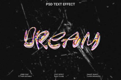Blurry glow text effects | Premium PSD