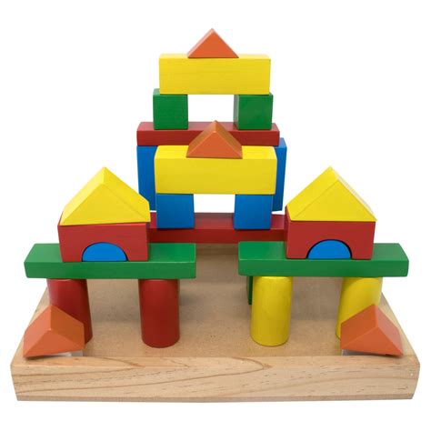 Colored Building Blocks - Teaching Toys and Books