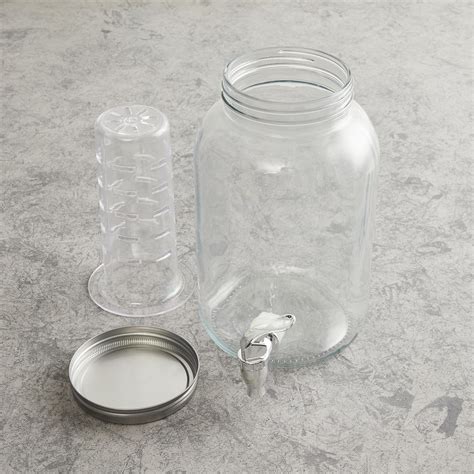 Buy Truffles Set of 2 Glass Dispensers with Stand - 3.5L from Home ...