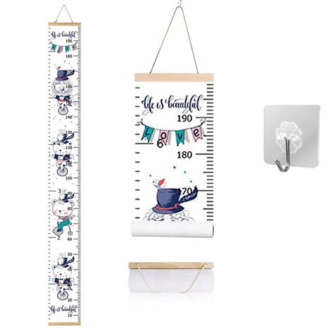 Buy Growth Chart for Kids, Canvas Height Chart for Kids/Boys/Girls/Baby ...