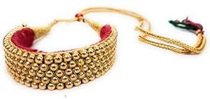 Traditional Gold Plated Rajasthani beaded Necklace/Kanthi/Guloband for ...