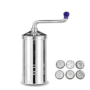 SR Stainless Steel Sev Sancha Machine/Muruku Maker with 6 Jali, Kitchen ...