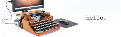 USB Typewriter ~ Retrofitting classic typewriters with modern tech.