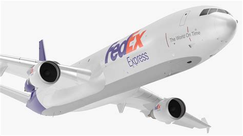 McDonnell Douglas MD11 Tri Jet Airliner FedEx Rigged 3D Model $199 ...