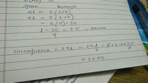 The perimeter of a square is equal to twice the perimeter of a ...