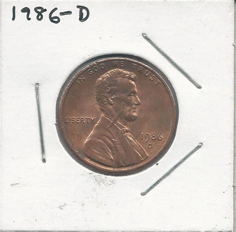 1986-D Lincoln Cent With Die Break Error (rev 1) | Coin Talk