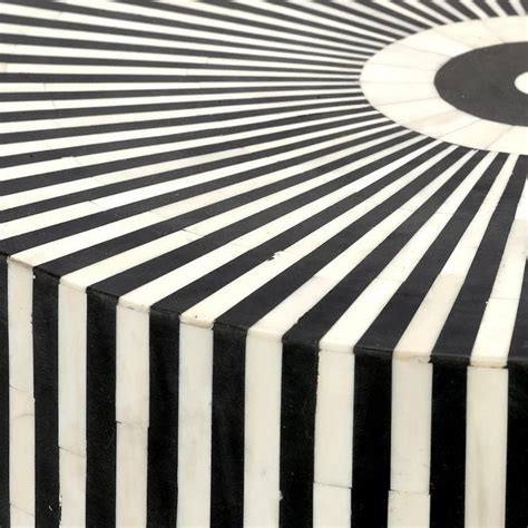 Makayla Inlay Coffee table- Black – CasaGold