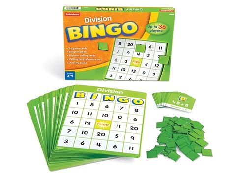 Division Bingo at Lakeshore Learning
