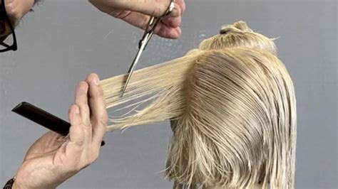 Image result for Tutorial Cut Own Hair Short