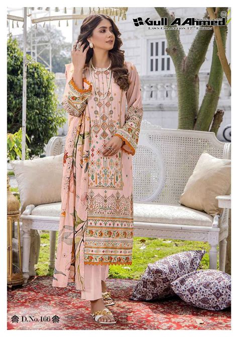 Gull Aahmed Lawn Collection Vol 17 Pakistani Unistitched Suits ...