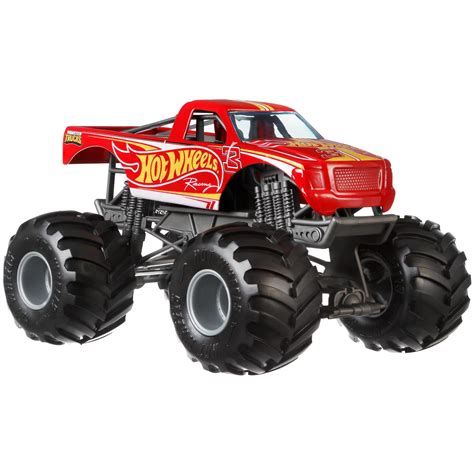 Buy Hot Wheels Monster Trucks 1:24 Scale Hot Wheels Racing Play Vehicle ...