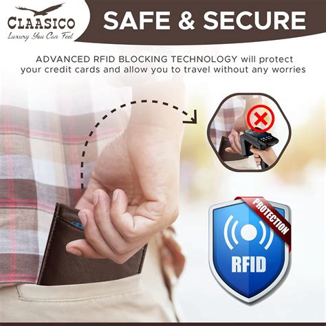 Buy Super Slim RFID Leather Wallet For Men Cardholder & Money Clip ...