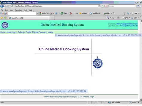 Online Doctor Appointment Booking System - ASP.NET, C#, SQL Server ...