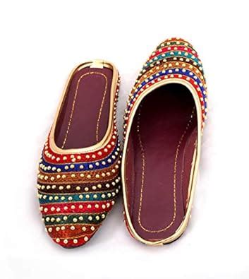 Indian Handicraft Synthetic Women/Girls Casual Flat/Jutti/Chappal Multi ...