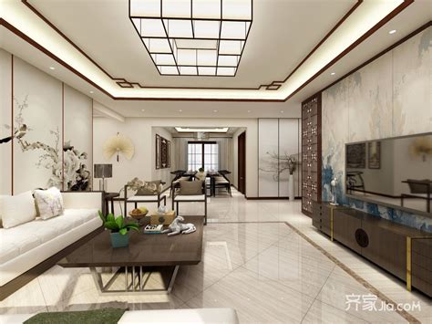 新中式风格的别墅装修样板实拍，带你看一下这个特殊的玄关设计！-上海星杰别墅装修公司