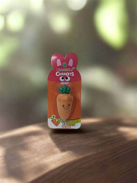 Carrot Eraser | Cute Fancy Erasers for Kids