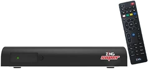 Zing Super FTA Box with 4 Years Free Subscription, Remote, Power ...