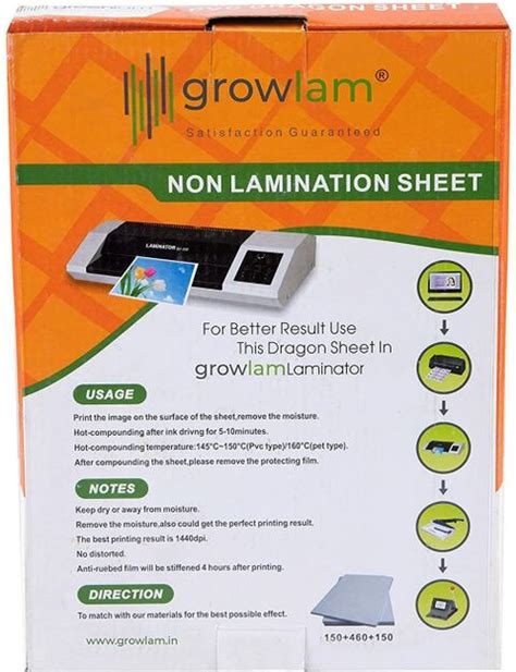 Flipkart.com | Growlam Dragon Sheet PVC ID Card (A4 Size Set of 50 ...