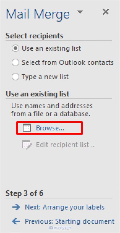 Mail Merge Labels 的图像结果