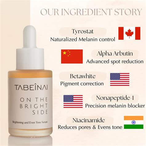 On The Bright Side | Brightening and even tone Serum – Tabeînai