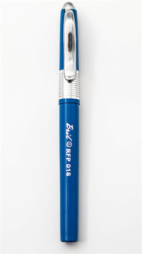 Bril RFP 018 Blue Color Body With Fine Nib Silver Designed Trim Eye ...
