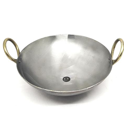 Buy NYRA® Pure Original Loha Kadhai/Iron Traditional Deep Bottom Wok ...