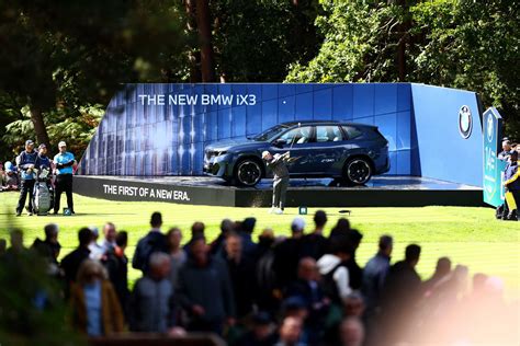 BMW PGA Championship 2025 - BMW iX3, das erste Serienmodell der Neuen Klasse. Matt Fitzpatrick.