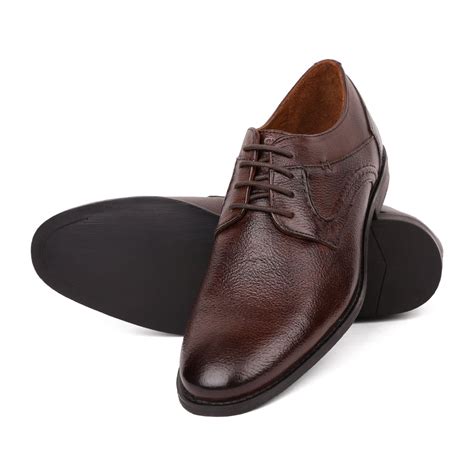MASABIH Brown Casual Derby Shoes for Men – Masabih