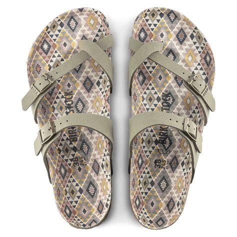 BIRKENSTOCK Mayari Vegan Birko-Flor Sandal - Green