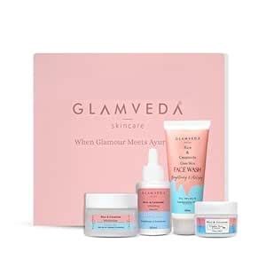 Glamveda Korean Glass Skin Rice & Ceramide 4 Step Daily Skincare ...