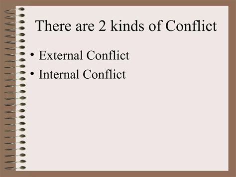 Conflict in literature | PPT