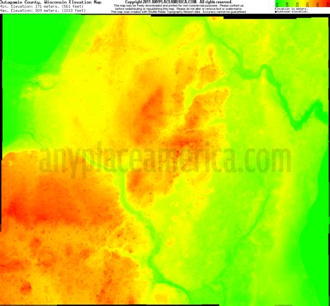 Free Outagamie County, Wisconsin Topo Maps & Elevations